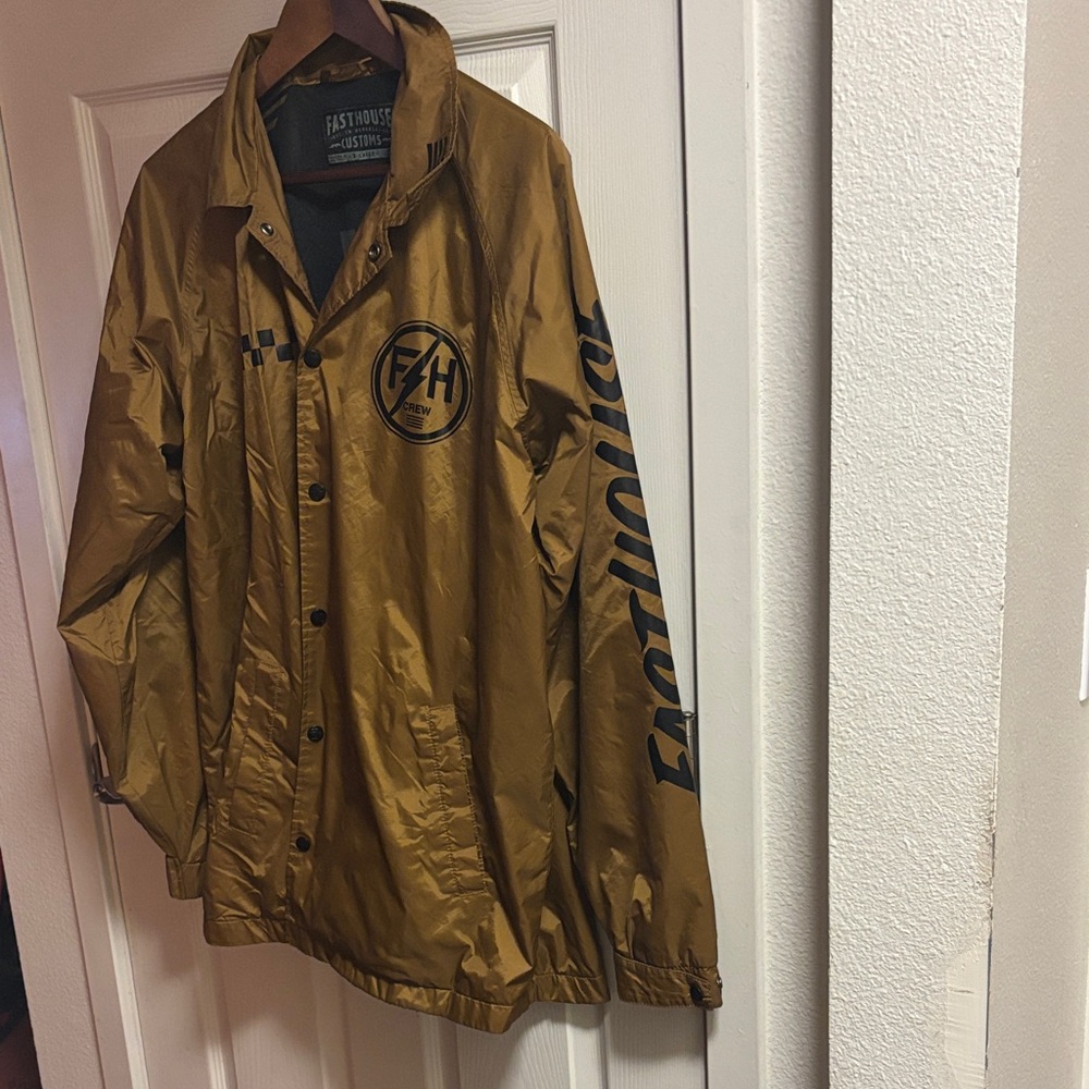 Fast House Men's Tan Lightweight Jacket